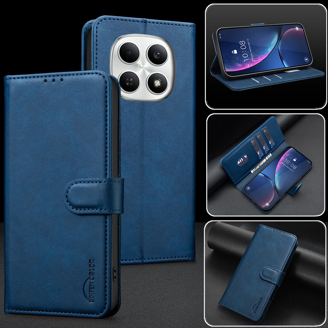 BINFEN COLOR For Xiaomi Poco M8 5G / Xiaomi Redmi Note 15 4G (Global)  BF37 Case RFID Blocking Wallet Stand Leather Phone Cover