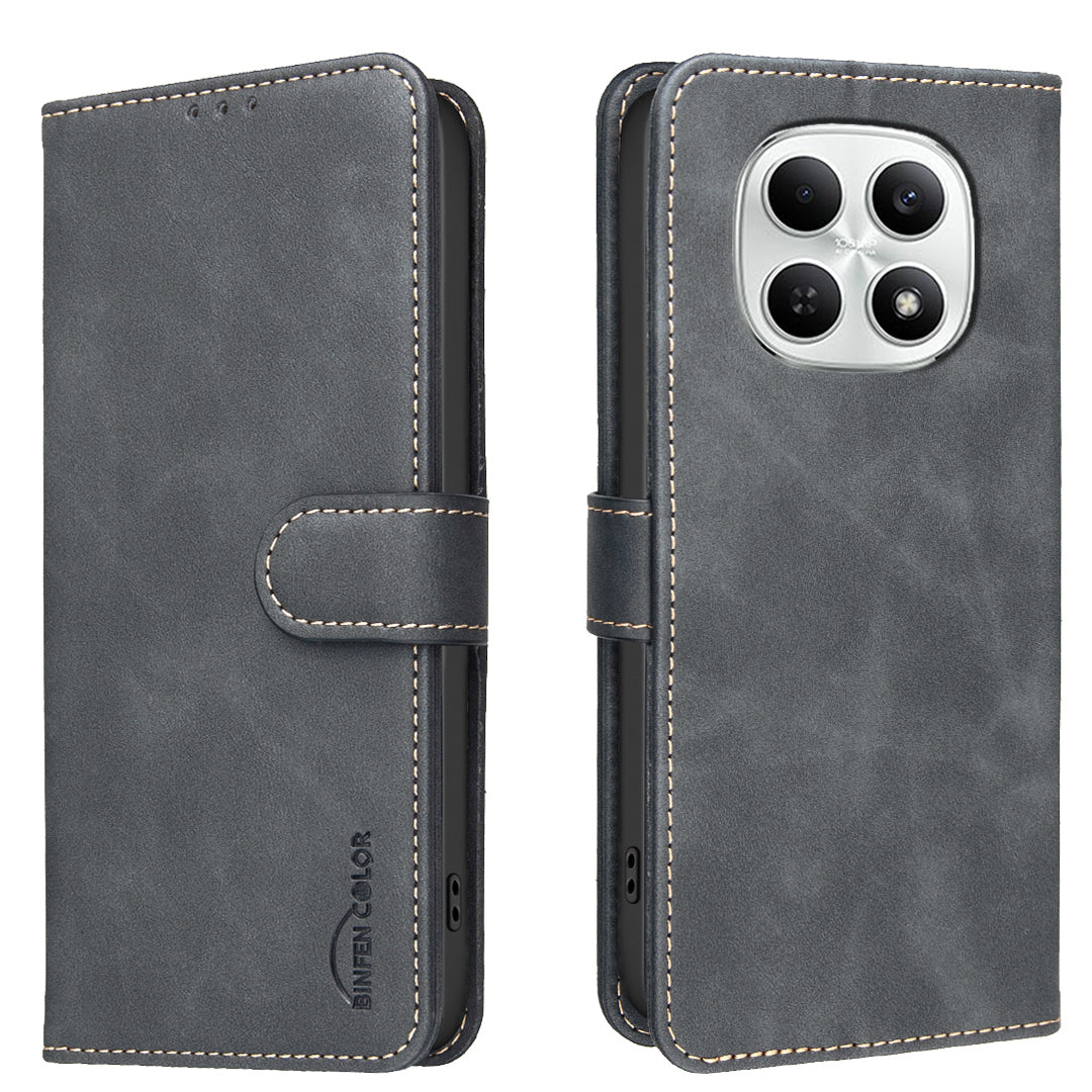 BINFEN COLOR For Xiaomi Poco M8 5G / Xiaomi Redmi Note 15 4G (Global)  BF37 Case RFID Blocking Wallet Stand Leather Phone Cover