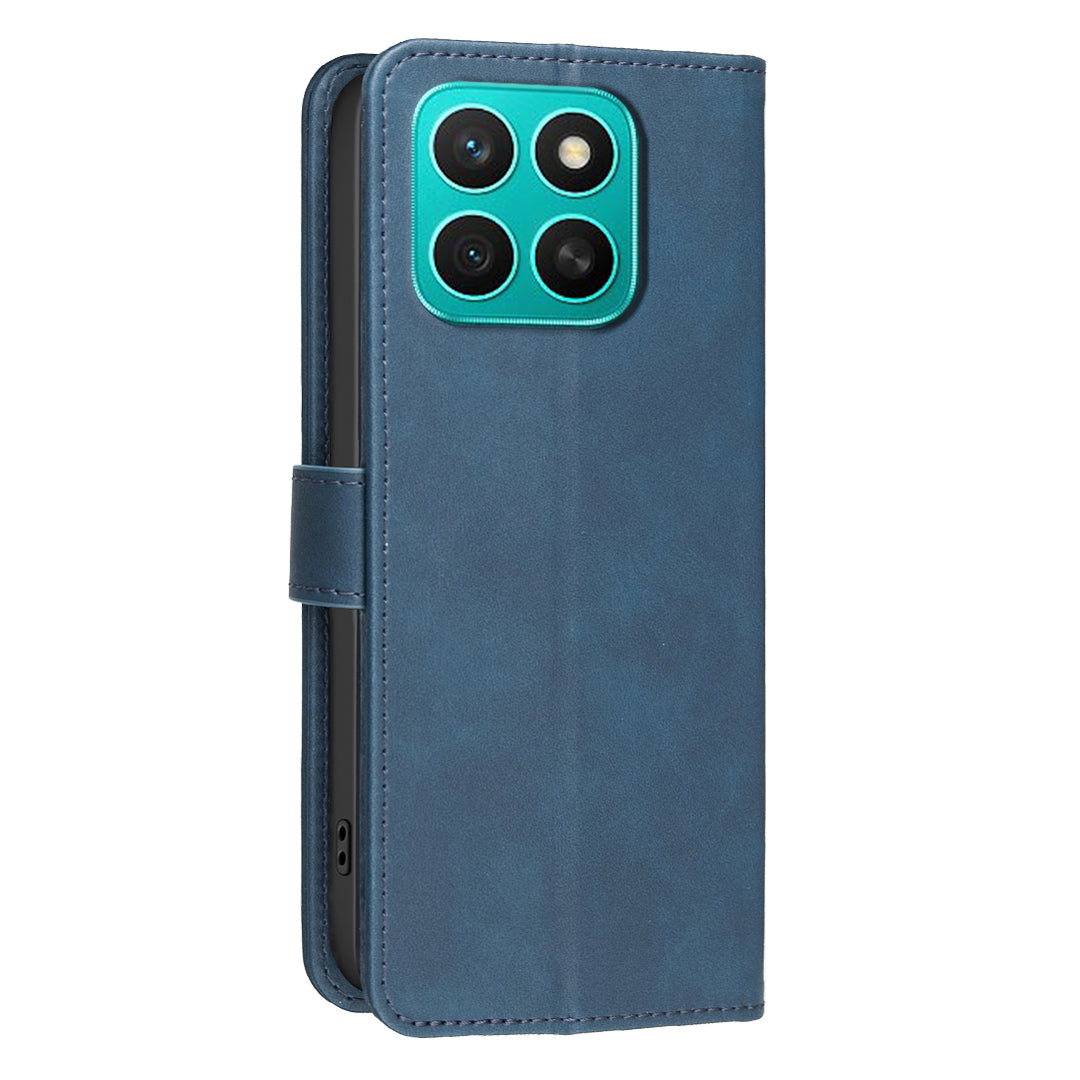 BINFEN COLOR For Honor X8c 4G  BF37 Case RFID Blocking Wallet Stand Leather Phone Cover