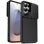 Samsung Galaxy S26 Ultra-skal PC + TPU-skal med glidande kameramobilskydd