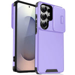 Samsung Galaxy S26 Ultra-skal PC + TPU-skal med glidande kameramobilskydd