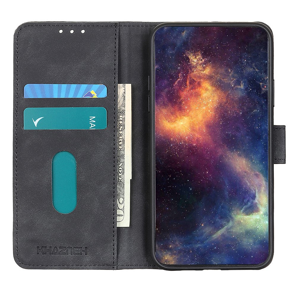 KHAZNEH For Honor X8d 4G Case PU Leather Retro Texture Phone Cover