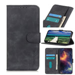 KHAZNEH For Honor X8d 4G Case PU Leather Retro Texture Phone Cover