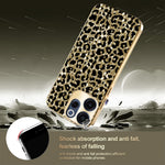 For Oppo Reno15 F 5G Case Electroplating Frame Leopard Pattern PC + TPU Hybrid Phone Cover