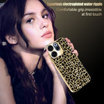 For Oppo Reno15 F 5G Case Electroplating Frame Leopard Pattern PC + TPU Hybrid Phone Cover