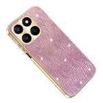 Telefoncover til Honor 400 Smart 4G / 400 Smart 5G / X7d 4G / X7d 5G Galvaniserende Ripple Tekstur PU + TPU + PC Bagcover