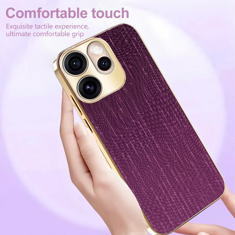 For Oppo Reno15 Pro Max 5G (Global) / Reno15 Pro 5G (China) Case Electroplating Shooting Star Pattern PU + TPU + PC Phone Back Cover