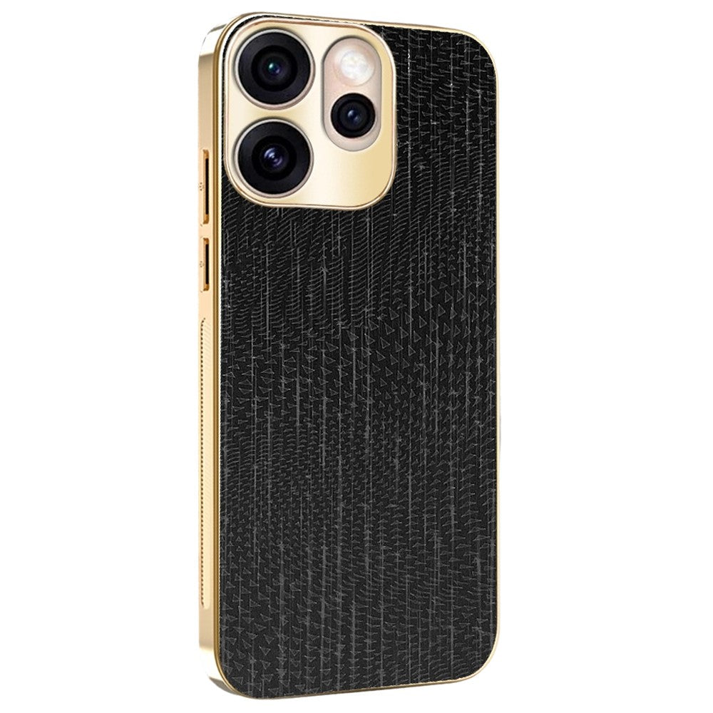 For Oppo Reno15 Pro Max 5G (Global) / Reno15 Pro 5G (China) Case Electroplating Shooting Star Pattern PU + TPU + PC Phone Back Cover