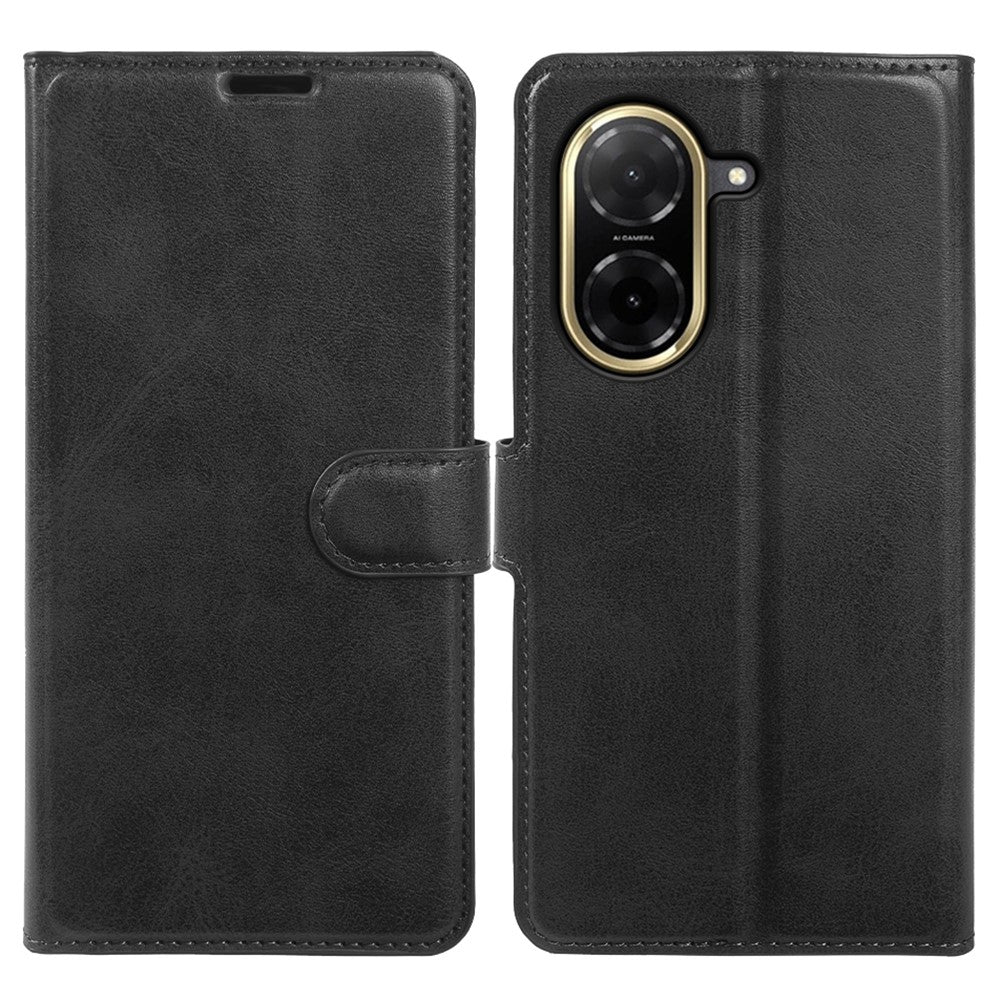 For Xiaomi Redmi A5 NFC (EU) (173.45mm) Case Stand Wallet Calf Texture PU Leather Flip Phone Cover
