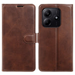 For Xiaomi Redmi Note 14 5G Case Stand Wallet Calf Texture PU Leather Flip Phone Cover