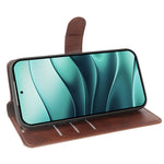 For Xiaomi Redmi Note 14 5G Case Stand Wallet Calf Texture PU Leather Flip Phone Cover