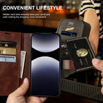 For Xiaomi Redmi Note 14 Pro 5G  /  Poco X7 5G Case Stand Wallet Calf Texture PU Leather Flip Phone Cover