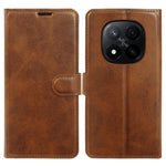 For Xiaomi Redmi Note 14 Pro 5G  /  Poco X7 5G Case Stand Wallet Calf Texture PU Leather Flip Phone Cover