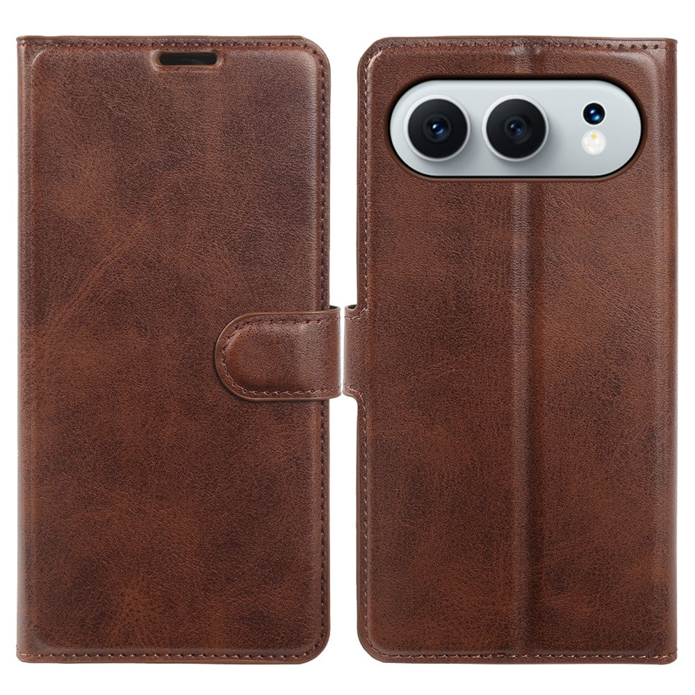 For Honor 500 5G Case Stand Wallet Calf Texture PU Leather Flip Phone Cover