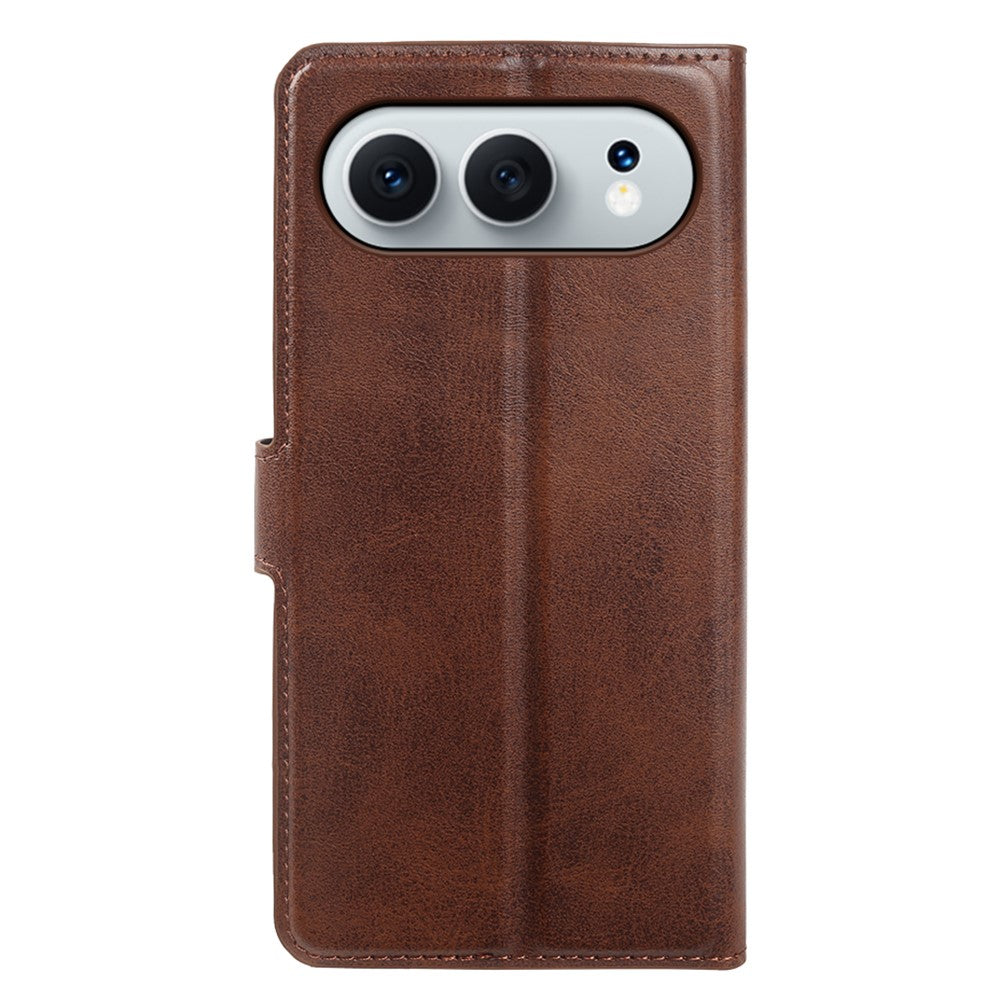 For Honor 500 5G Case Stand Wallet Calf Texture PU Leather Flip Phone Cover