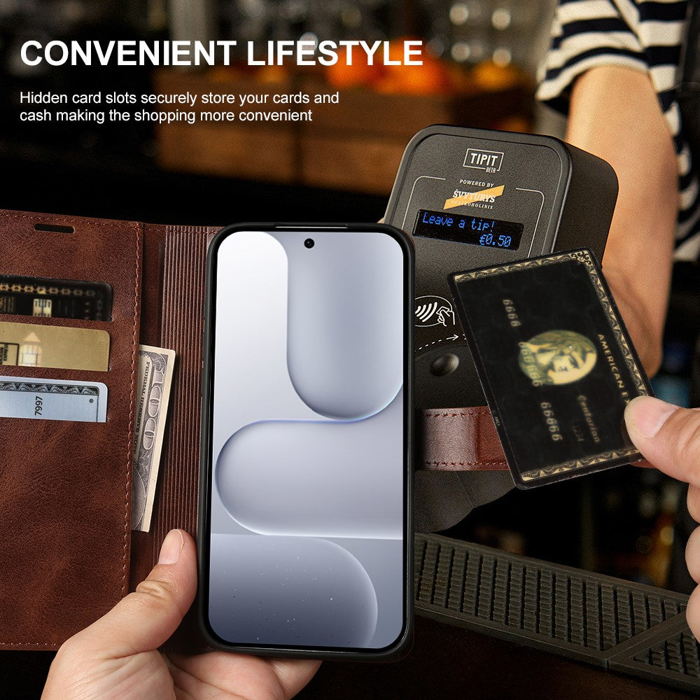 For Honor 500 5G Case Stand Wallet Calf Texture PU Leather Flip Phone Cover