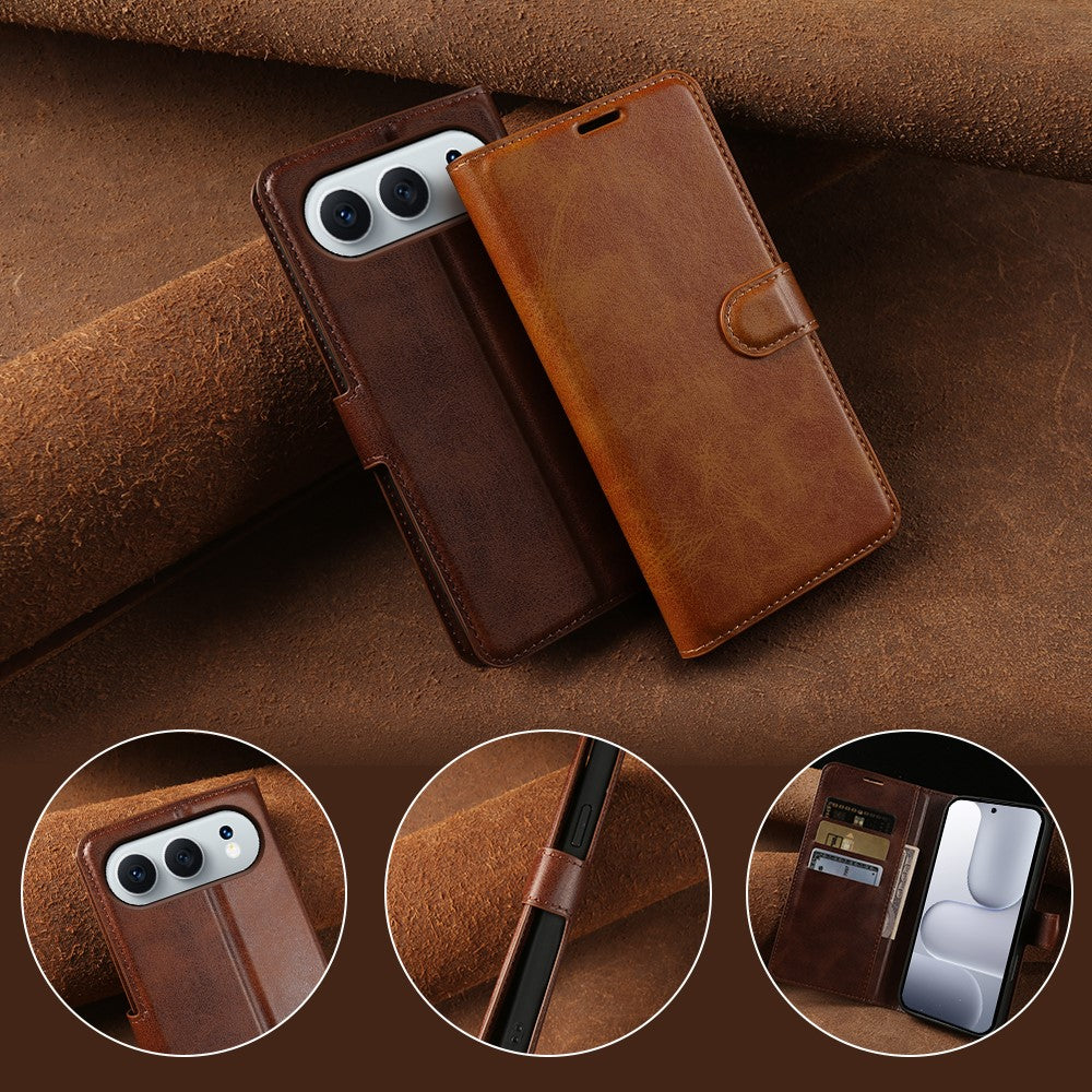 For Honor 500 5G Case Stand Wallet Calf Texture PU Leather Flip Phone Cover
