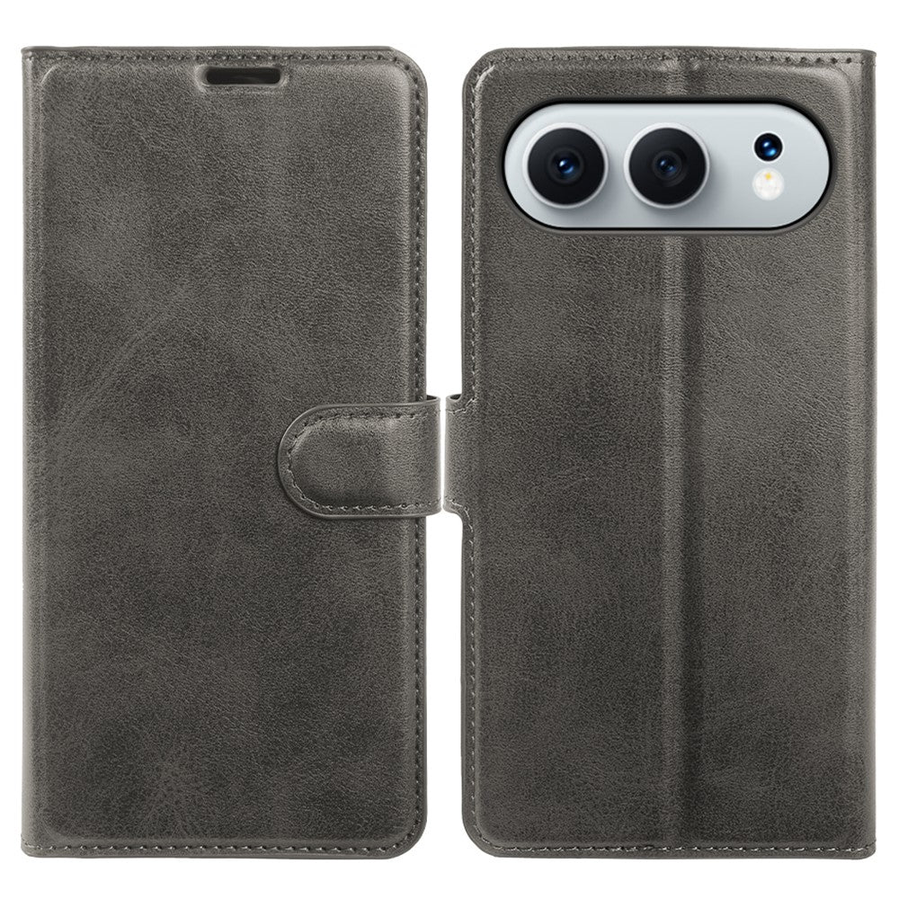 For Honor 500 5G Case Stand Wallet Calf Texture PU Leather Flip Phone Cover