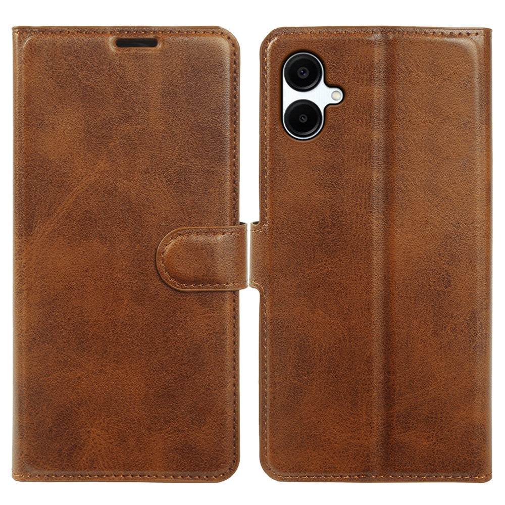 Til Samsung Galaxy A08 5G / A08 4G / A07 5G Etui Standpung Kalvetekstur PU Læder Flip Telefoncover