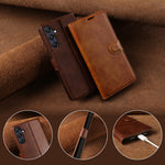For Samsung Galaxy A26 5G Case Stand Wallet Calf Texture PU Leather Flip Phone Cover