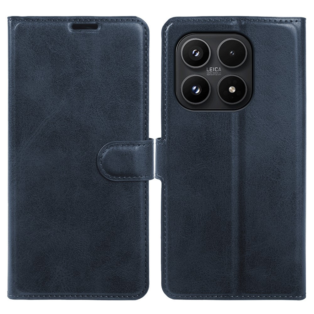 For Xiaomi 17 Case Stand Wallet Calf Texture PU Leather Flip Phone Cover