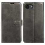 Til iPhone 17e / 16e Etui Stativ Pung Kalvelæder PU Læder Flip Telefoncover