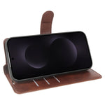 For Samsung Galaxy S25 Case Stand Wallet Calf Texture PU Leather Flip Phone Cover