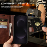 For Samsung Galaxy S25 Case Stand Wallet Calf Texture PU Leather Flip Phone Cover