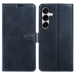 For Samsung Galaxy S25 Case Stand Wallet Calf Texture PU Leather Flip Phone Cover