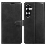 For Samsung Galaxy S25 Case Stand Wallet Calf Texture PU Leather Flip Phone Cover