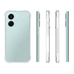 WANLONFENG For Xiaomi Redmi Turbo 5 5G  TM Series Clear TPU Case 2.0mm Phone Back Cover