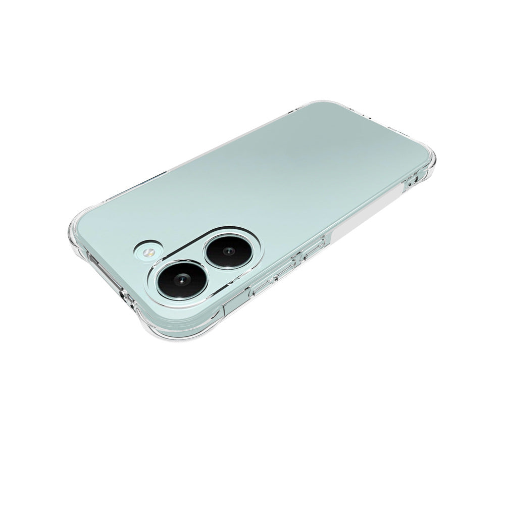 WANLONFENG For Xiaomi Redmi Turbo 5 5G  WL2 Series TPU Case 2.0mm Phone Cover with 2Pcs Tempered Glass Films