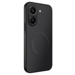 WANLONFENG För Xiaomi Redmi Turbo 5 5G / Poco X8 Pro 5G TQ-serien Magnetiskt skal Kolfiberstruktur PC TPU mobilskal