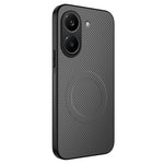 WANLONFENG För Xiaomi Redmi Turbo 5 5G / Poco X8 Pro 5G TQ-serien Magnetiskt skal Kolfiberstruktur PC TPU mobilskal