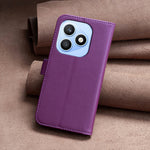BINFEN COLOR For Honor X8d 4G BF17 Telefoncover Pung Folio Flip Lædercover