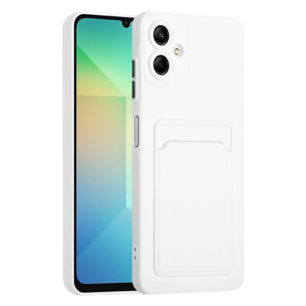 For Samsung Galaxy A08 4G / A07 5G / A07 4G Case Flexible TPU Phone Cover with Back Card Slot