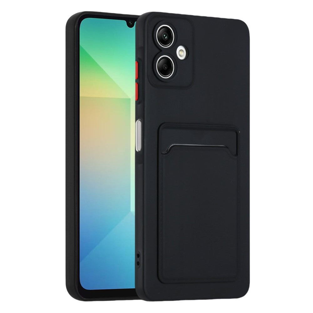 For Samsung Galaxy A08 4G / A07 5G / A07 4G Case Flexible TPU Phone Cover with Back Card Slot