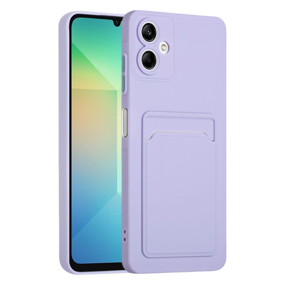 For Samsung Galaxy A08 4G / A07 5G / A07 4G Case Flexible TPU Phone Cover with Back Card Slot