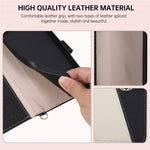 Wallet Case for Xiaomi Poco X7 Pro 5G / Redmi Turbo 4 5G Triangular Splicing Zipper Leather Flip Cover with Wrist Strap