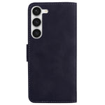 For Samsung Galaxy S23 Solid Color Flip PU Leather Case Wallet Style Magnetic Closure Stand Shockproof Protective Phone Cover