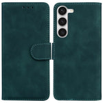 For Samsung Galaxy S23 Solid Color Flip PU Leather Case Wallet Style Magnetic Closure Stand Shockproof Protective Phone Cover