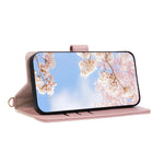 Wallet Case for Honor X9b 5G / Magic6 Lite 5G / X50 5G Triangular Splicing Zipper Leather Flip Cover with Wrist Strap