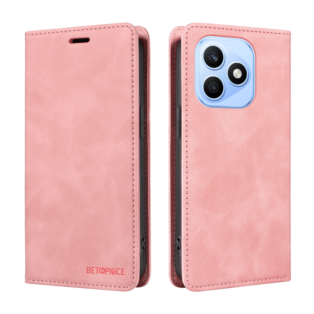 BETOPNICE For Honor X8d 4G Case  Magnetic Closure RFID Blocking Wallet Stand Leather Phone Cover