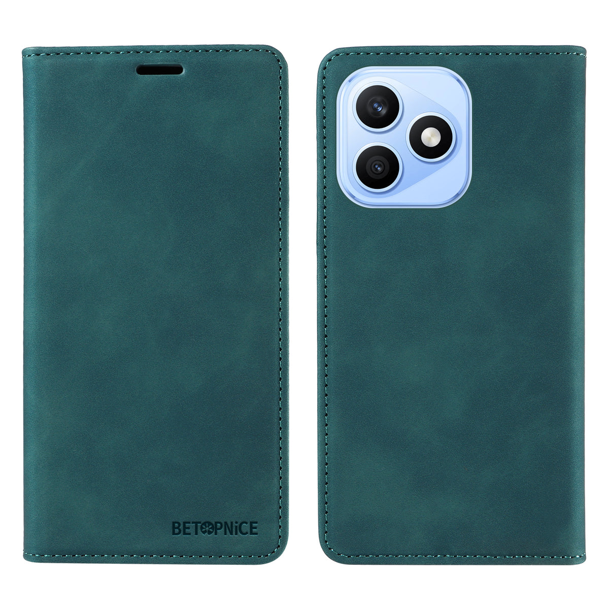 BETOPNICE For Honor X8d 4G Case  Magnetic Closure RFID Blocking Wallet Stand Leather Phone Cover
