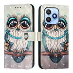 For Honor X8d 4G Leather Case Pattern Printing Wallet Stand Mobile Cover with Strap