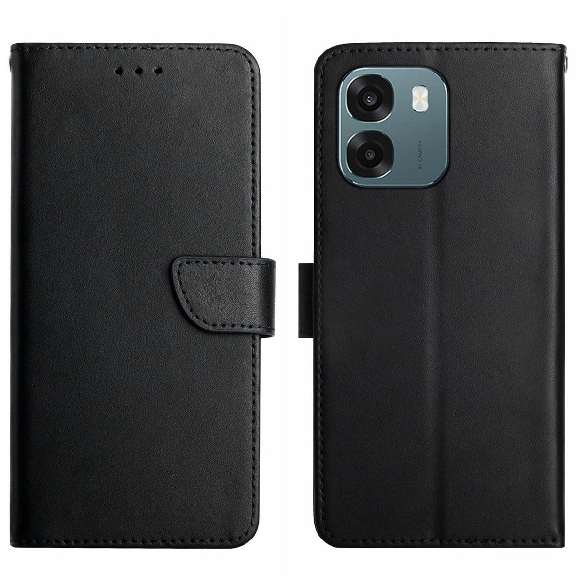 For Oppo A6x 5G / A6x 4G / A6x 5G (India) / A6s 5G / A6 4G / A6 5G (Global) / A6t 4G / A6t 5G / A6t Pro 4G (Global) / A6c 4G Case Genuine Cow Leather Phone Cover Nappa Texture