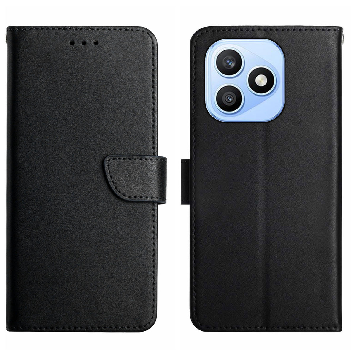 Til Honor X8d 4G-etui Ægte Koskind Telefoncover Nappa Tekstur