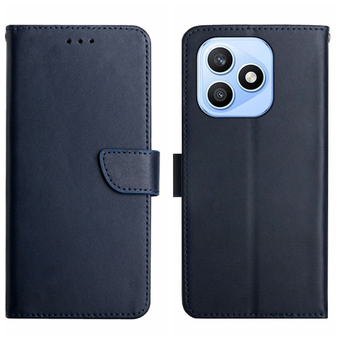 Til Honor X8d 4G-etui Ægte Koskind Telefoncover Nappa Tekstur
