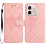 For Honor 600 Lite 5G Case Wallet Imprint PU Leather Flip Folio Phone Cover