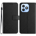 For Honor X8d 4G Etui Pung Præget PU Læder Flip Folio Telefon Cover